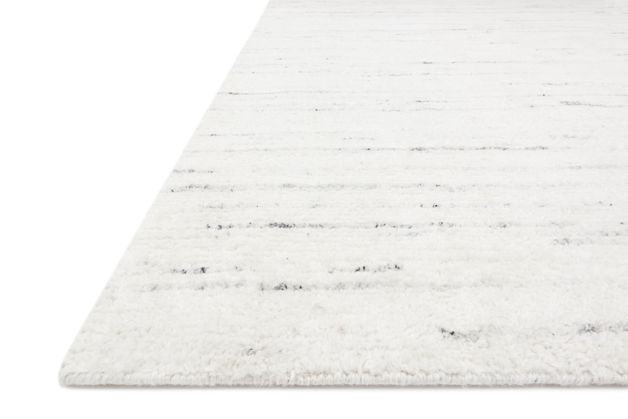 angle view of Brandt Ivory / Stone luxury Rug