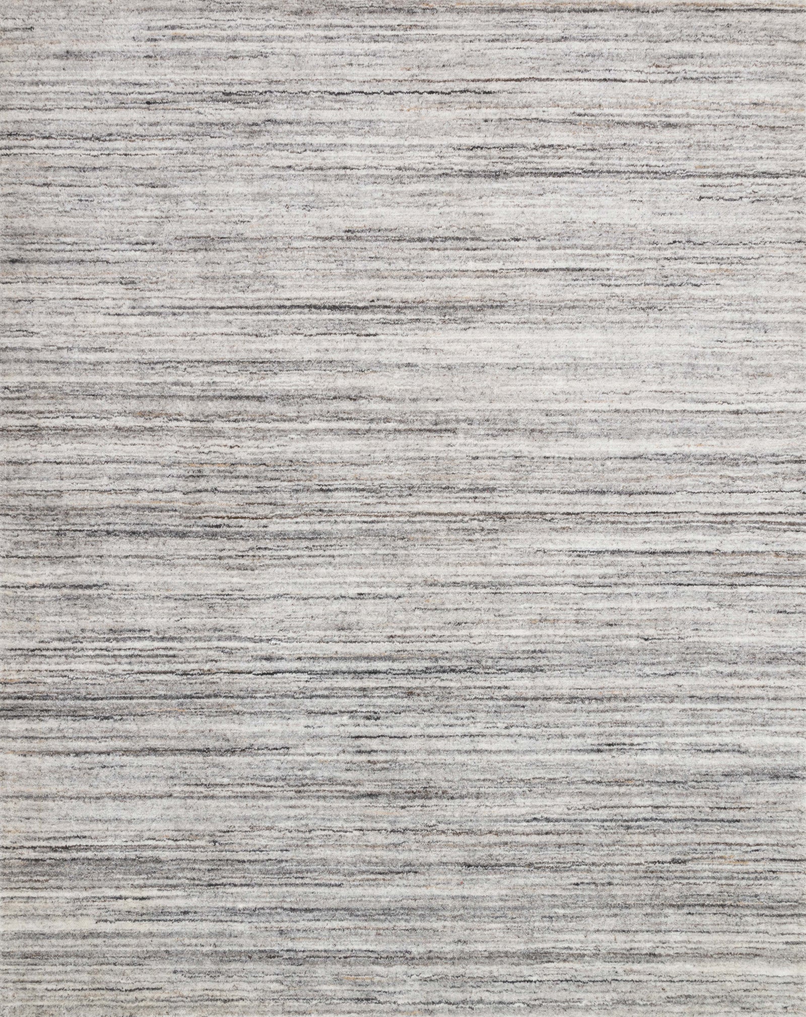 front view of Brandt Silver / Stone luxury Rug