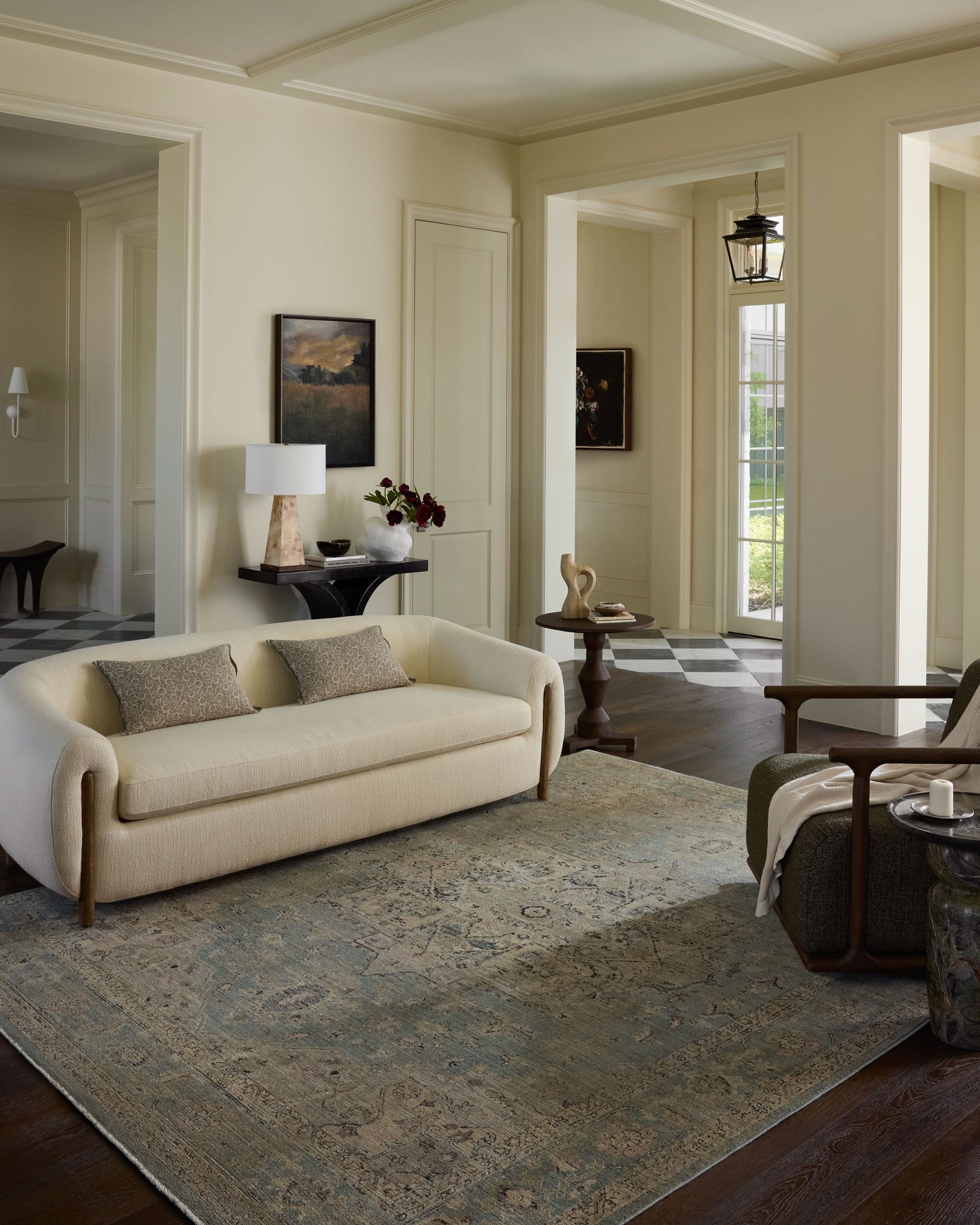 Briar Sky / Moss — a Loloi rug at Laurie Yapp Home.
