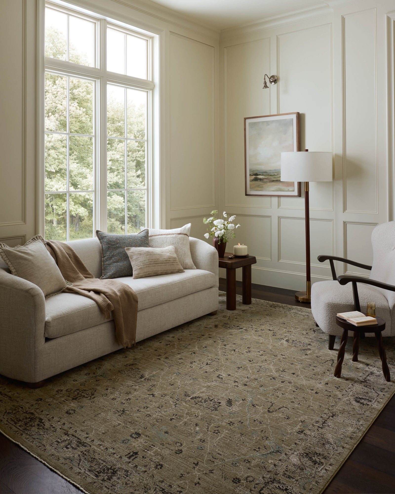 Briar Olive / Stone — a Loloi rug at Laurie Yapp Home.
