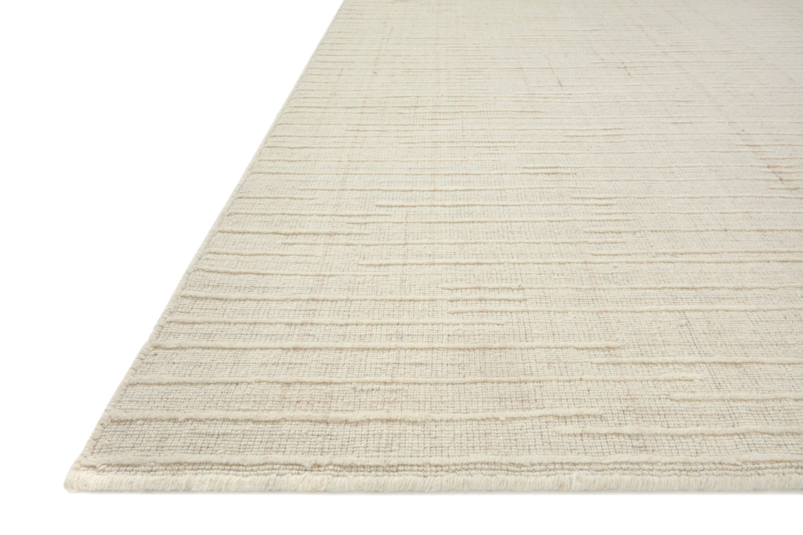 front view of Brooks Ivory luxury Rug
