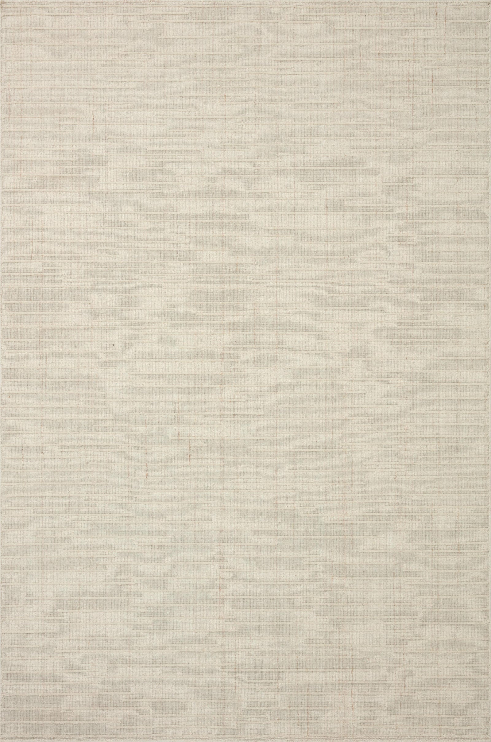front view of Brooks Ivory luxury Rug