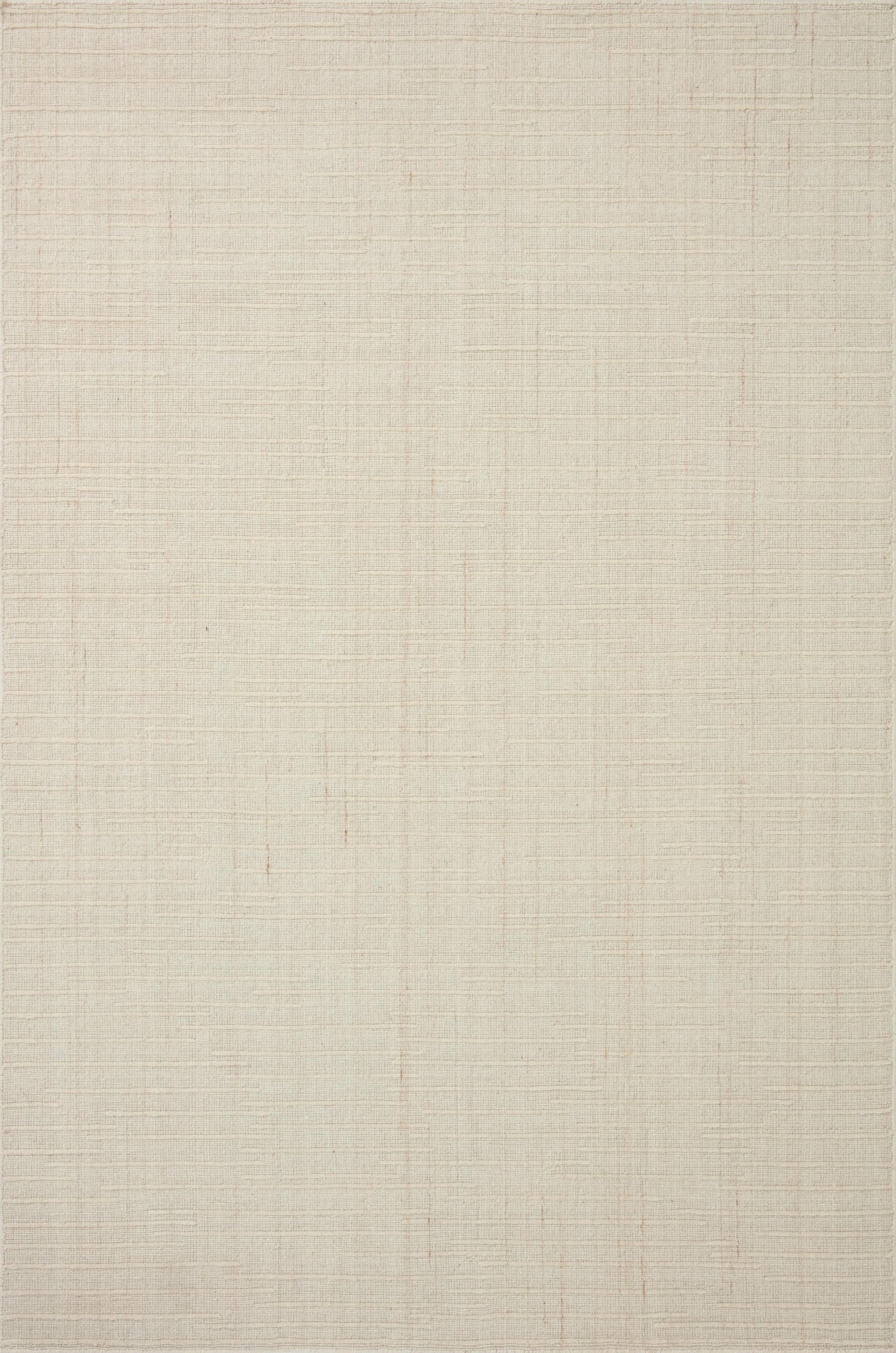 front view of Brooks Ivory luxury Rug