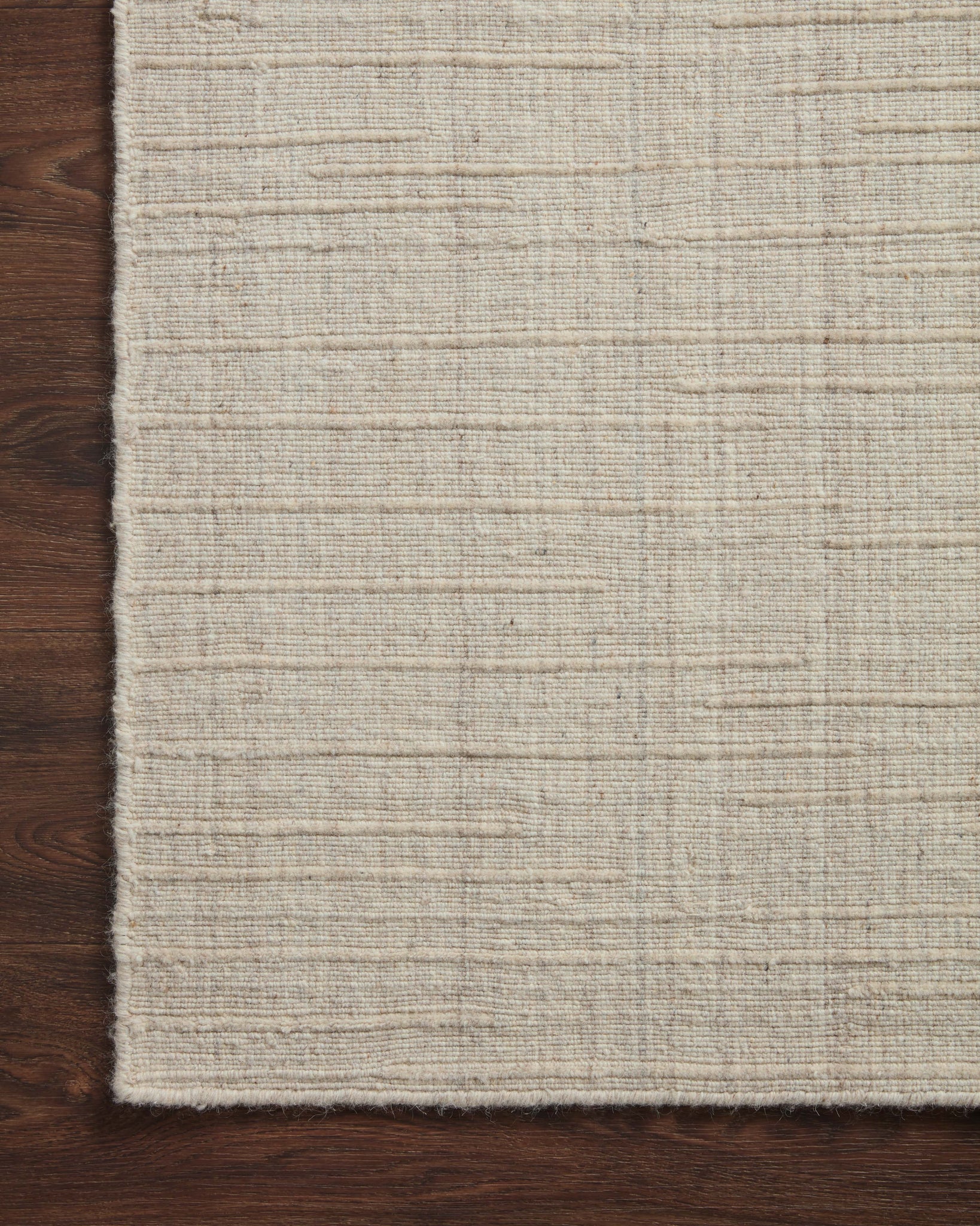 side view of Brooks Stone luxury Rug