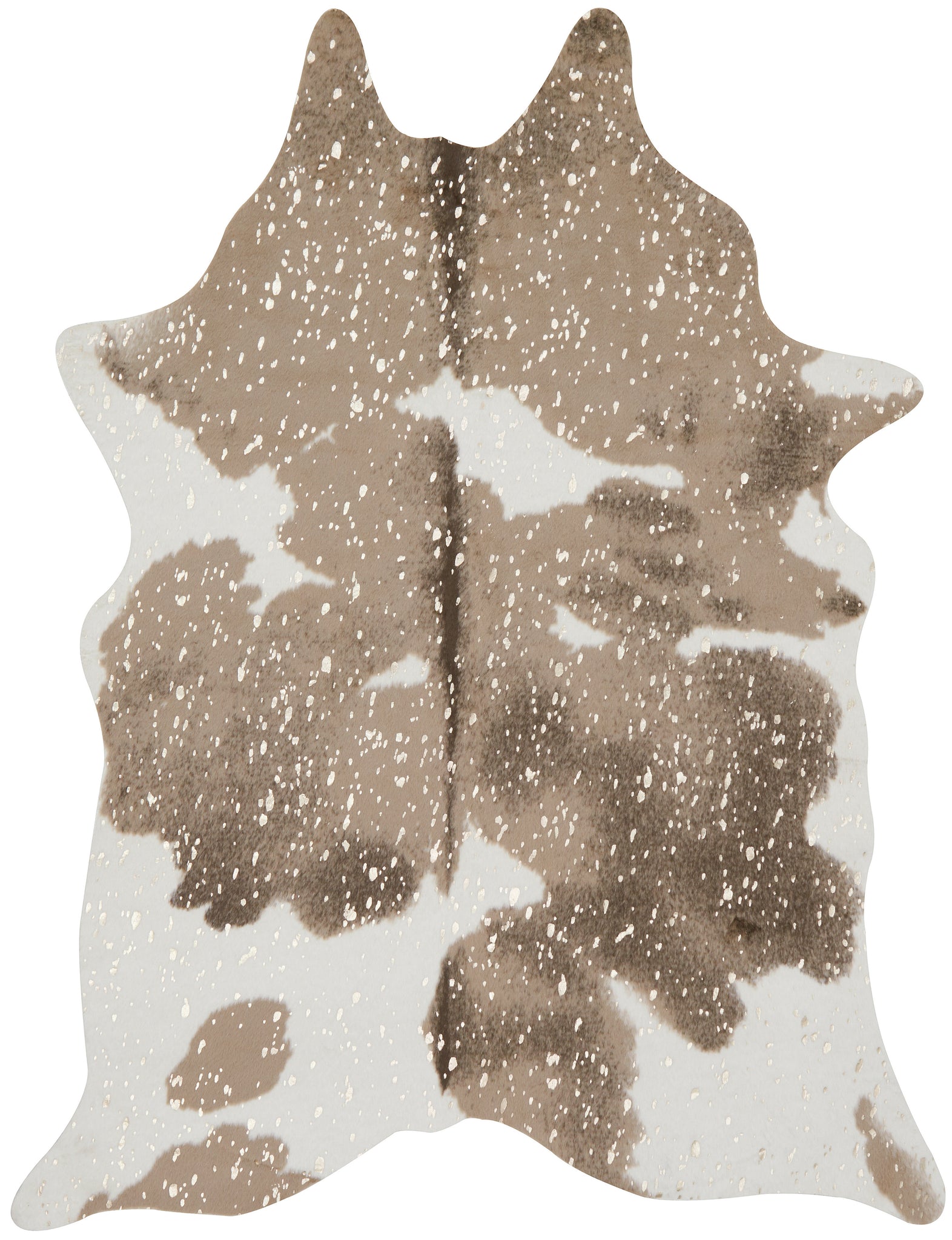 front view of Bryce Taupe / Champagne luxury Rug