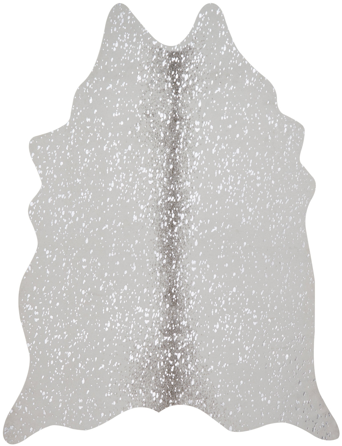 front view of Bryce Stone / Silver luxury Rug