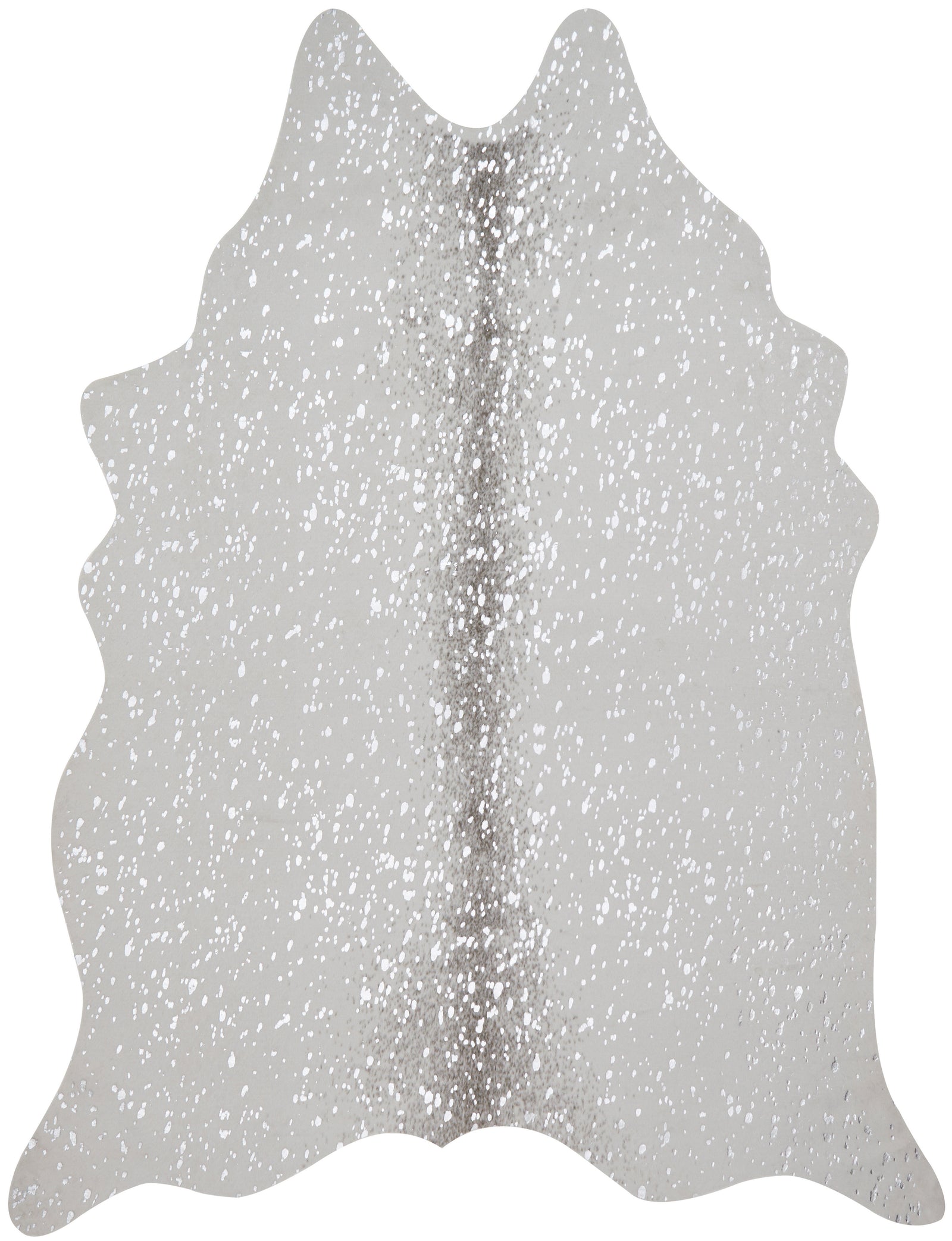 front view of Bryce Stone / Silver luxury Rug