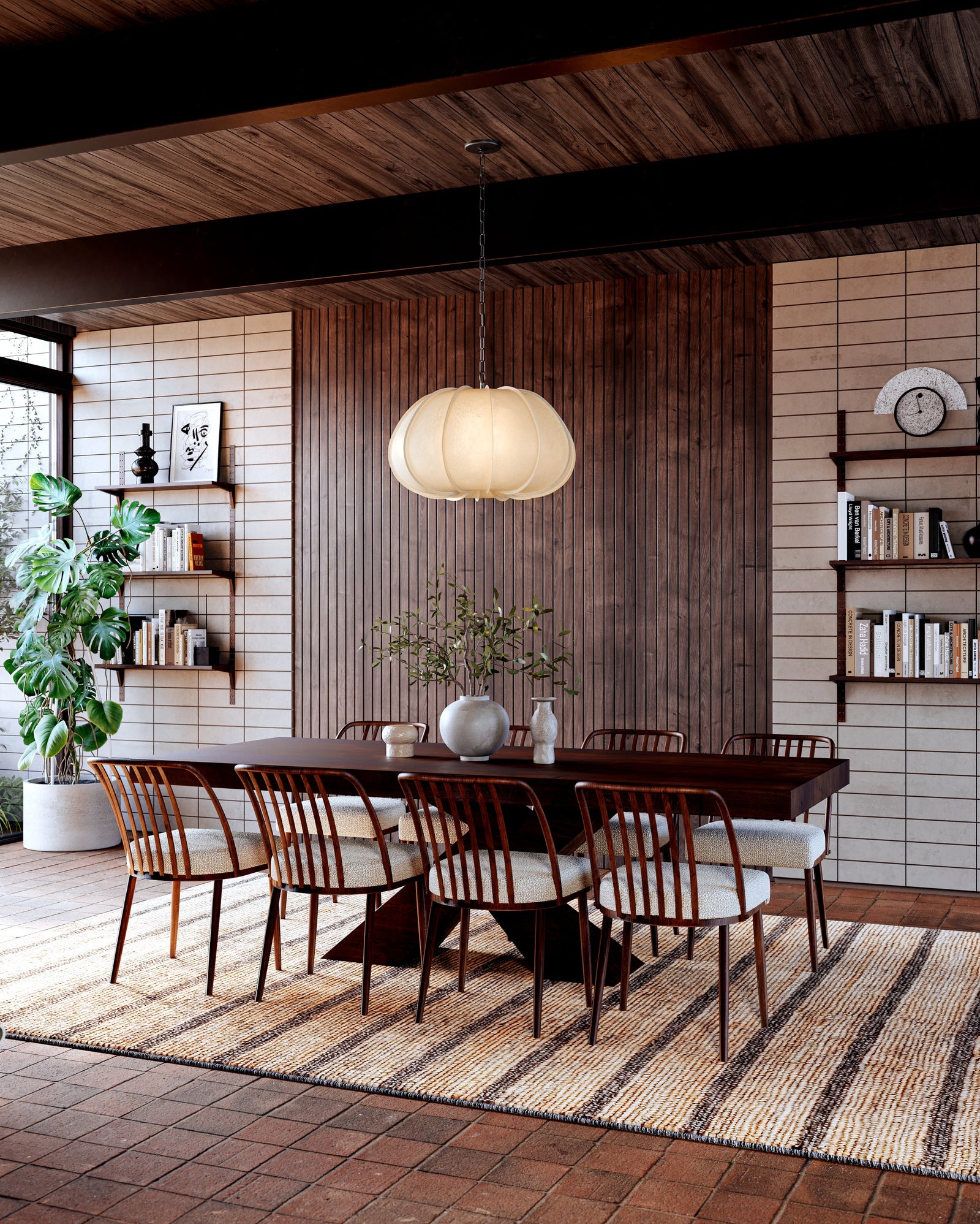 Bayu Pendant 26" — a Troy pendant for kitchens, entries, and dining rooms at Laurie Yapp Home.