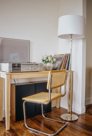 Bowery Floor Lamp - Lifestyle [L3724-PN]