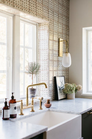 Bruckner Wall Sconce - Lifestyle [2101-AGB]