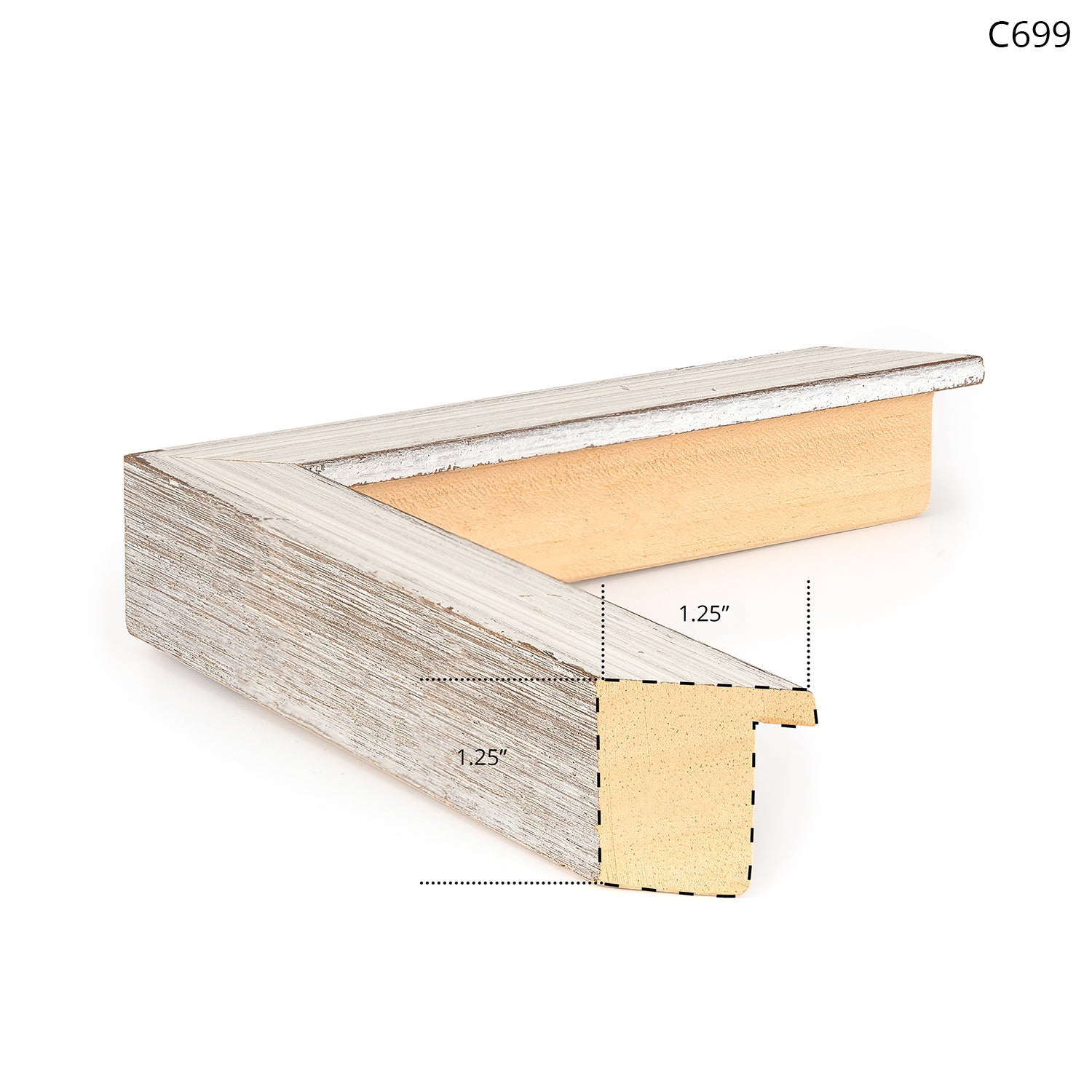 front view of Seaworn Bows V luxury Artwork