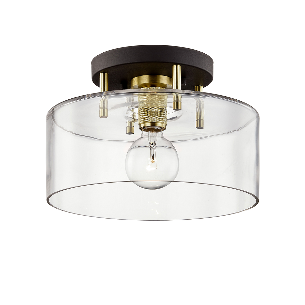Bergamot Station Semi Flush 12.25" x 8"