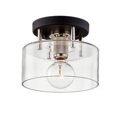 Texture Black With Polished Nickel
