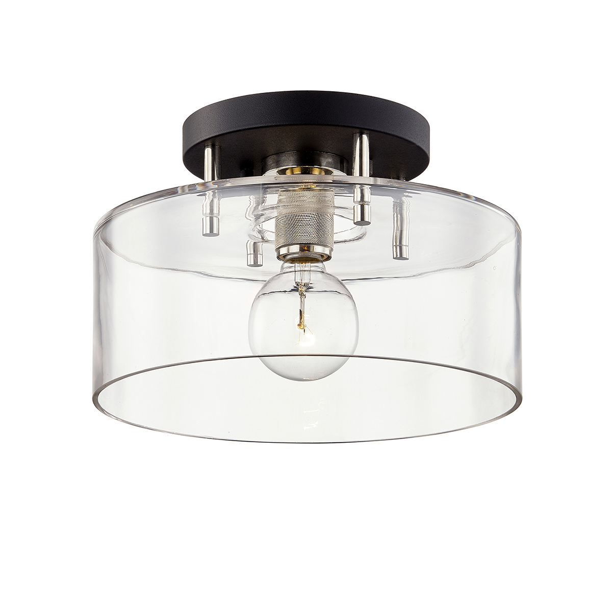 Bergamot Station Semi Flush 12.25" x 8"