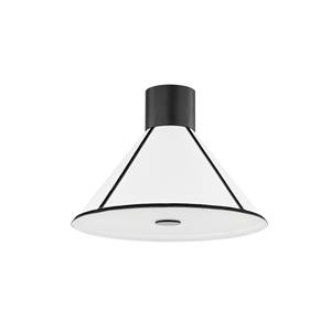 Forrest Semi Flush 18" — a Troy semi flush for hallways, bedrooms, and entryways at Laurie Yapp Home.