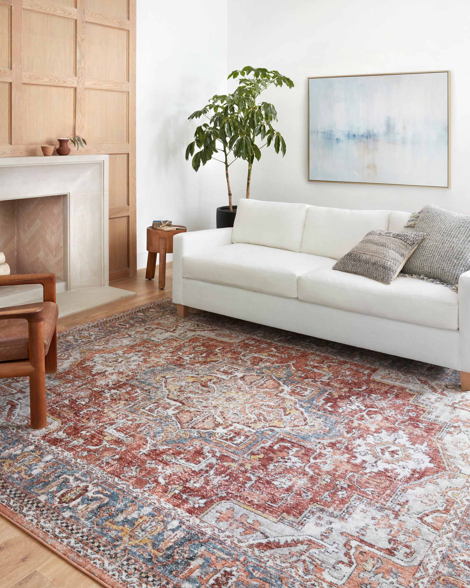 Cassandra Rust / Multi (Pattern 1) — a Loloi rug at Laurie Yapp Home.