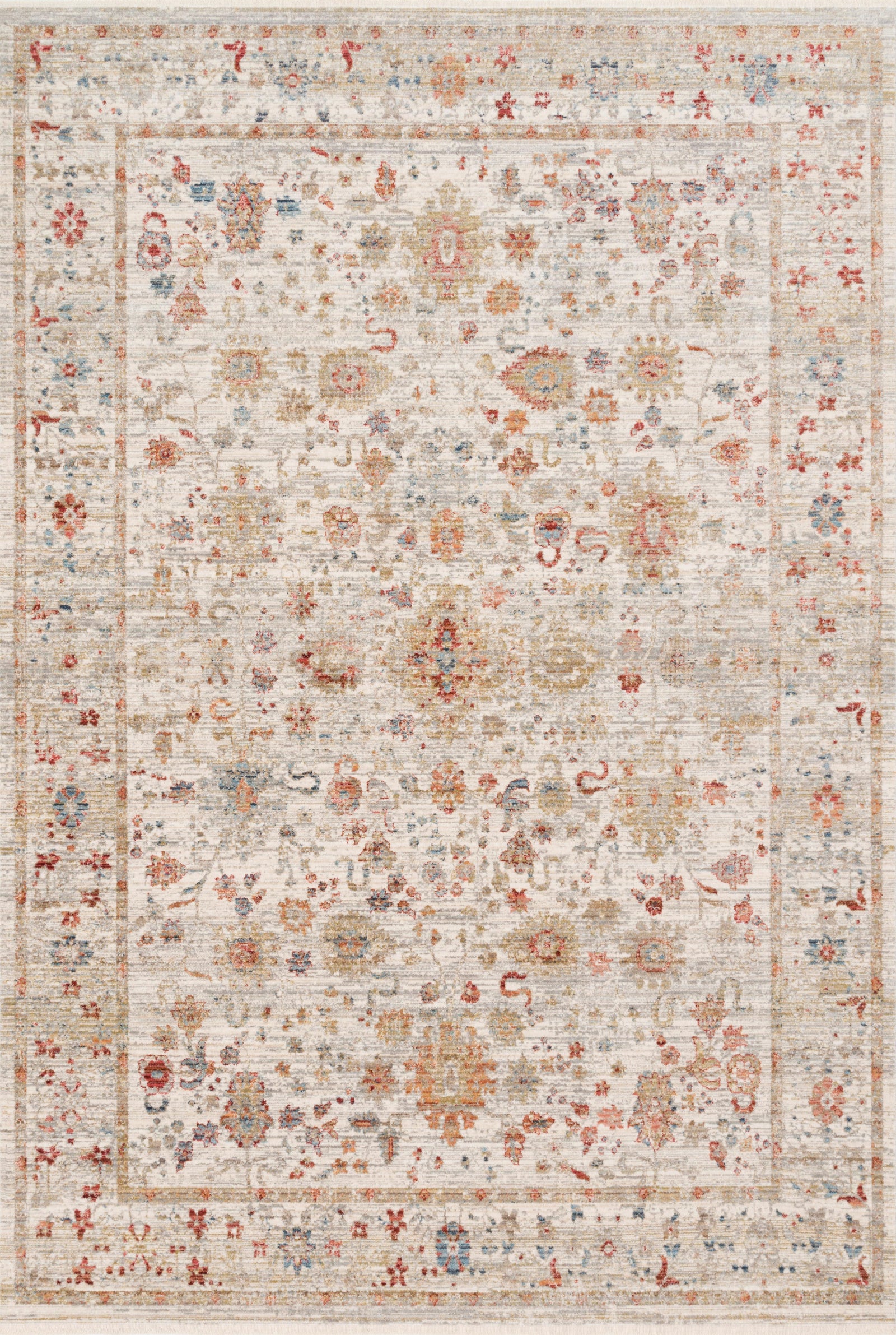 Claire Ivory / Multi — a Loloi rug at Laurie Yapp Home.