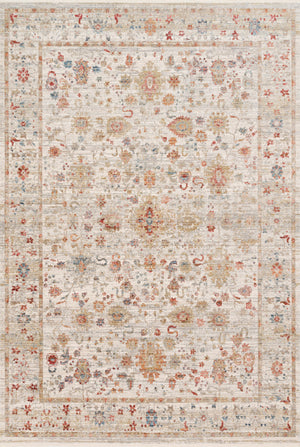 Claire Ivory / Multi — a Loloi rug at Laurie Yapp Home.