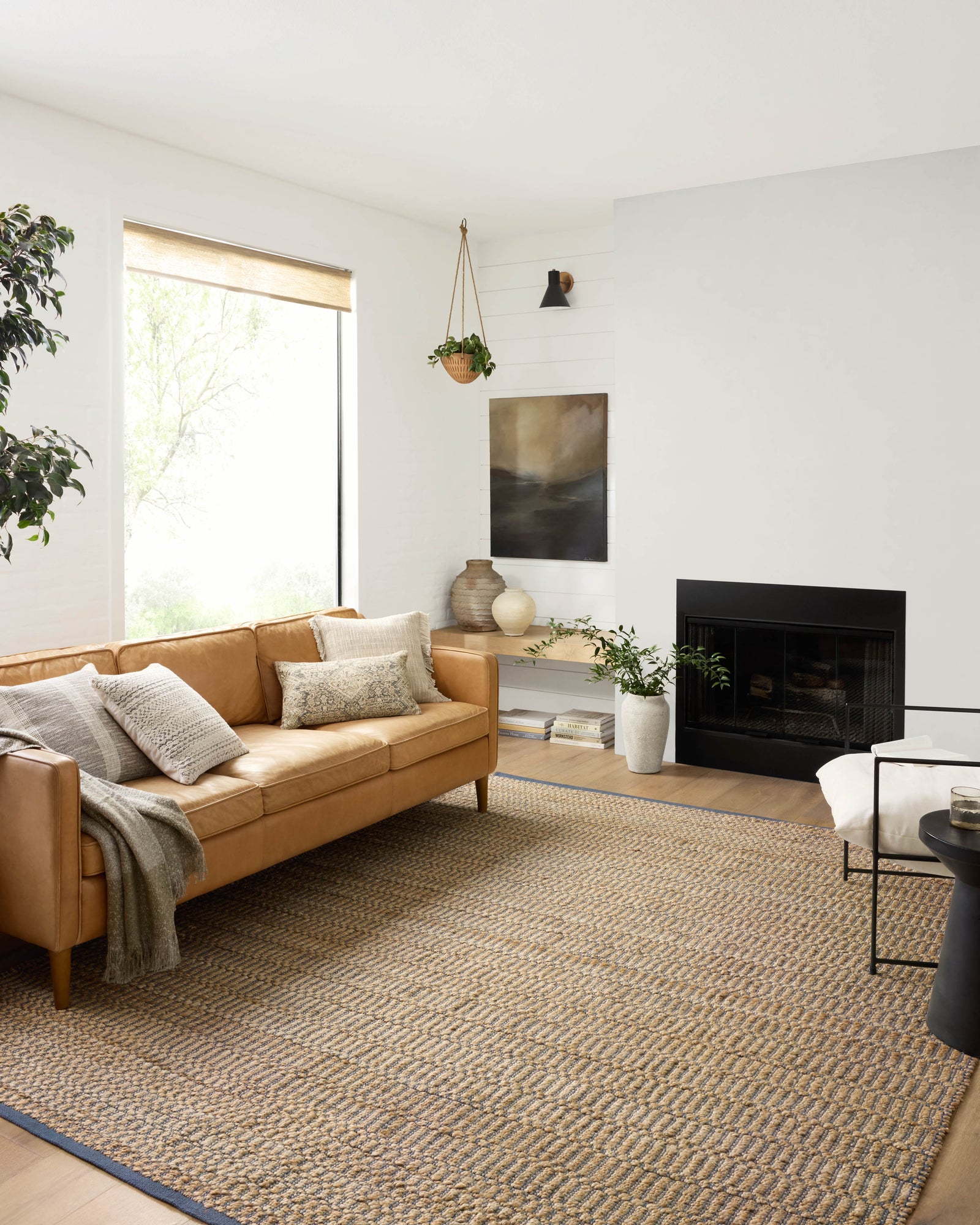 Colton Natural / Navy — a Loloi rug at Laurie Yapp Home.