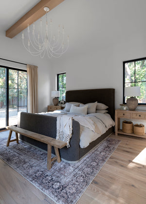 Cate Chandelier 42" styled in a formal living room for warm, layered light at Laurie Yapp Home.
