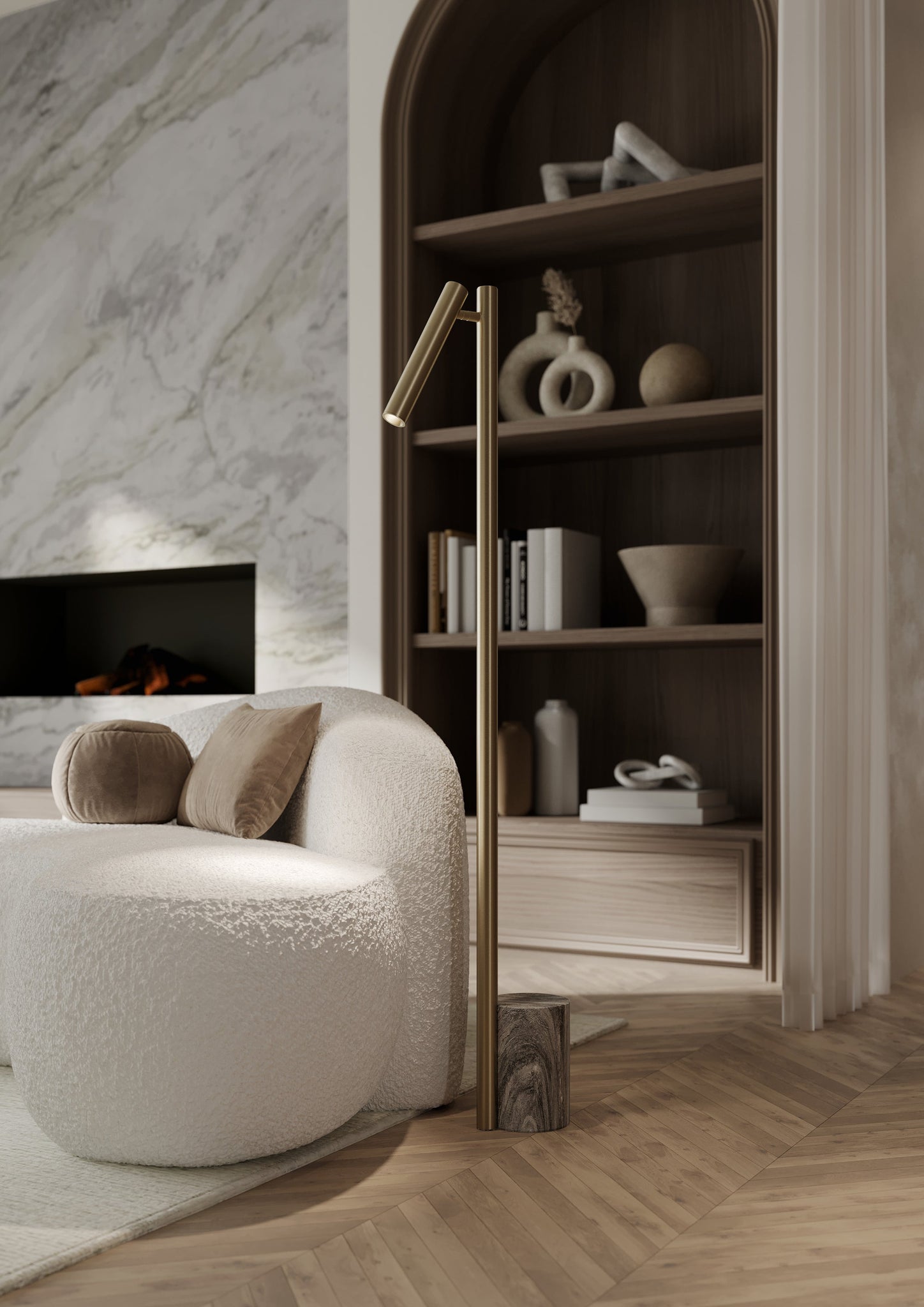 Circleville Floor Lamp - Lifestyle [L9054-AGB]