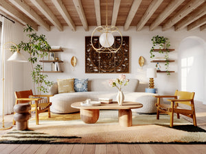 Sang Floor Lamp - Lifestyle [HL682401-AGB]