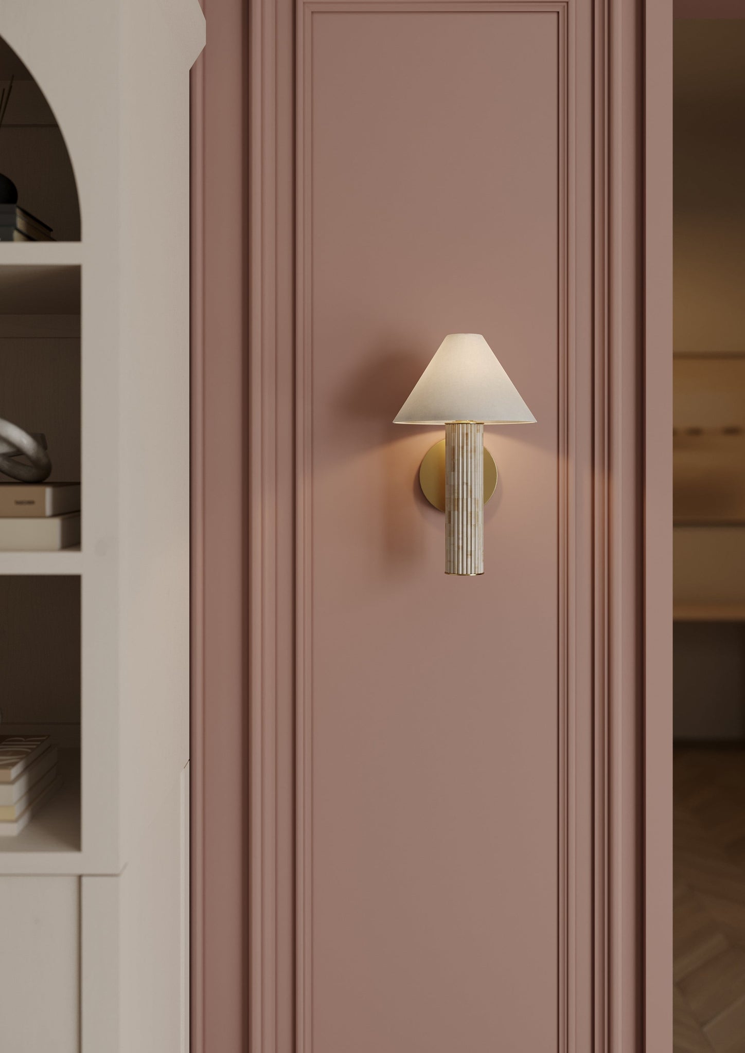 Clover Wall Sconce - Lifestyle [H1027101-AGB]