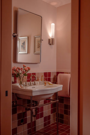 Colrain Wall Sconce 5.25" x 17.5" - Lifestyle [4841-PN]