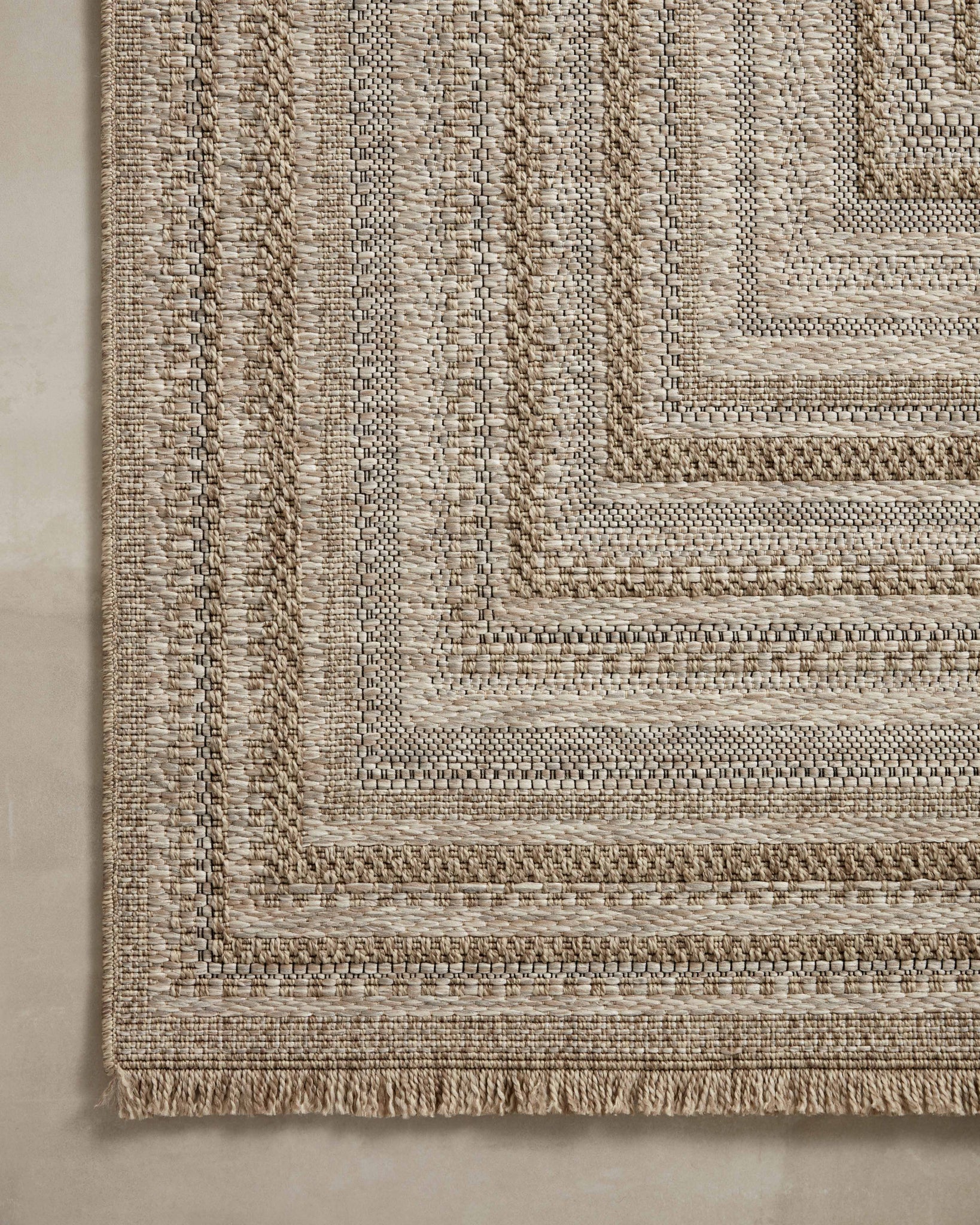 detail view of Dawn Natural luxury Rug