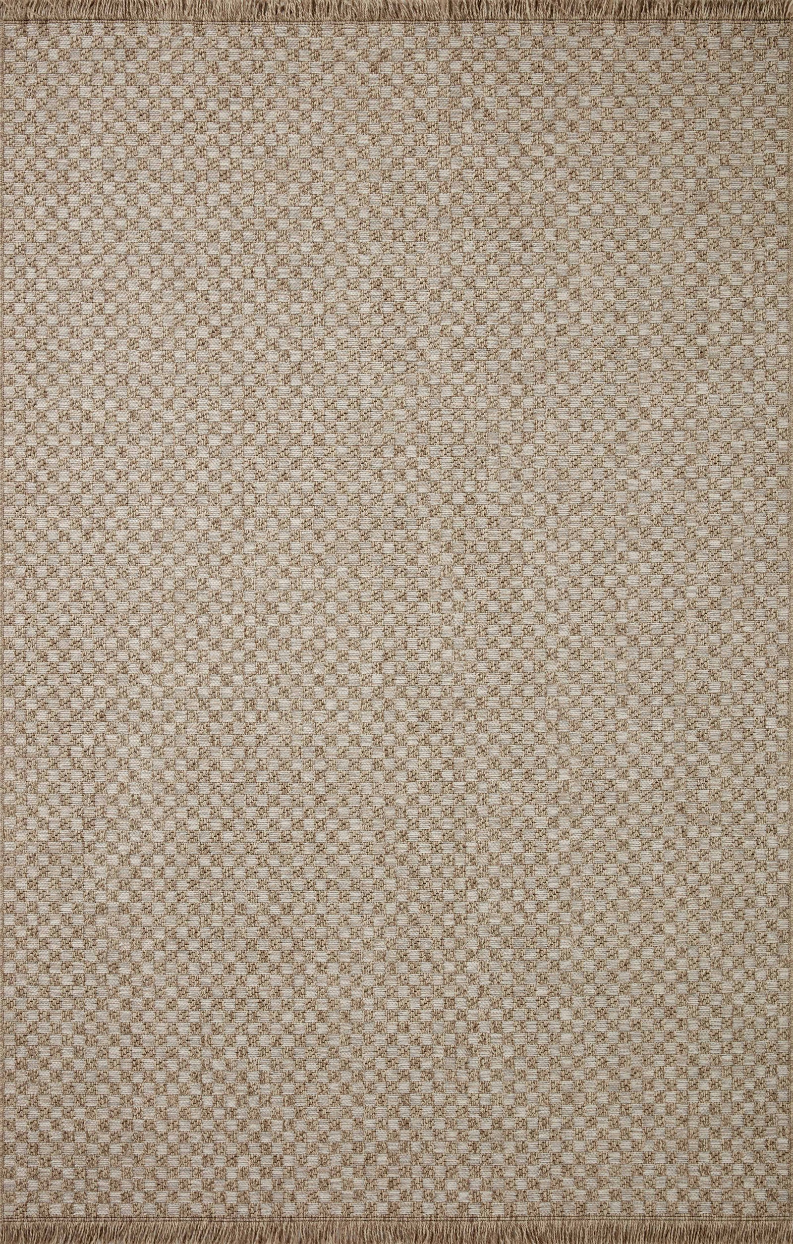front view of Dawn Natural luxury Rug