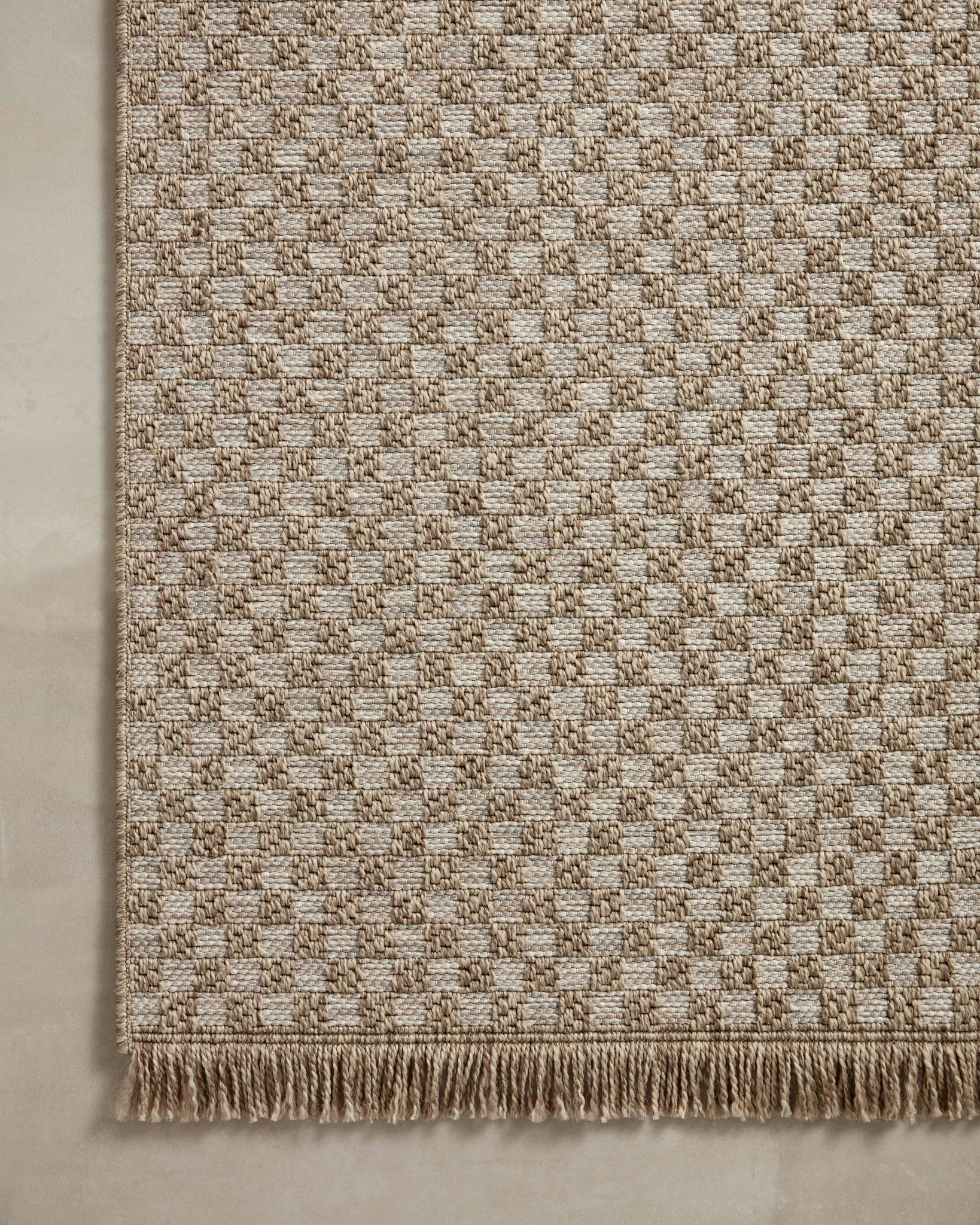 detail view of Dawn Natural luxury Rug