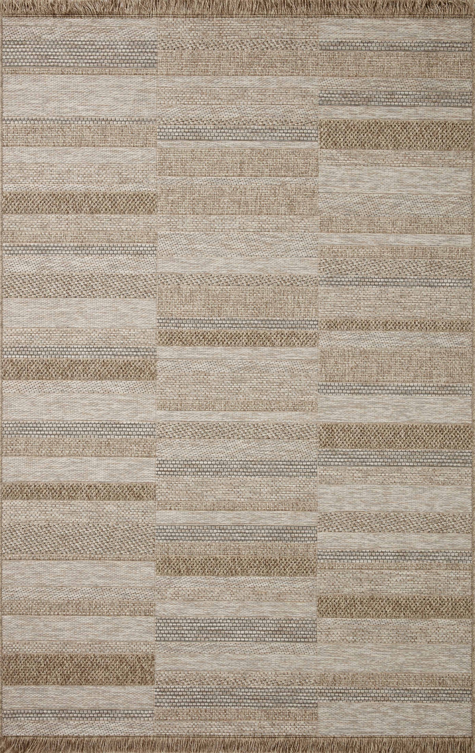 front view of Dawn Natural luxury Rug
