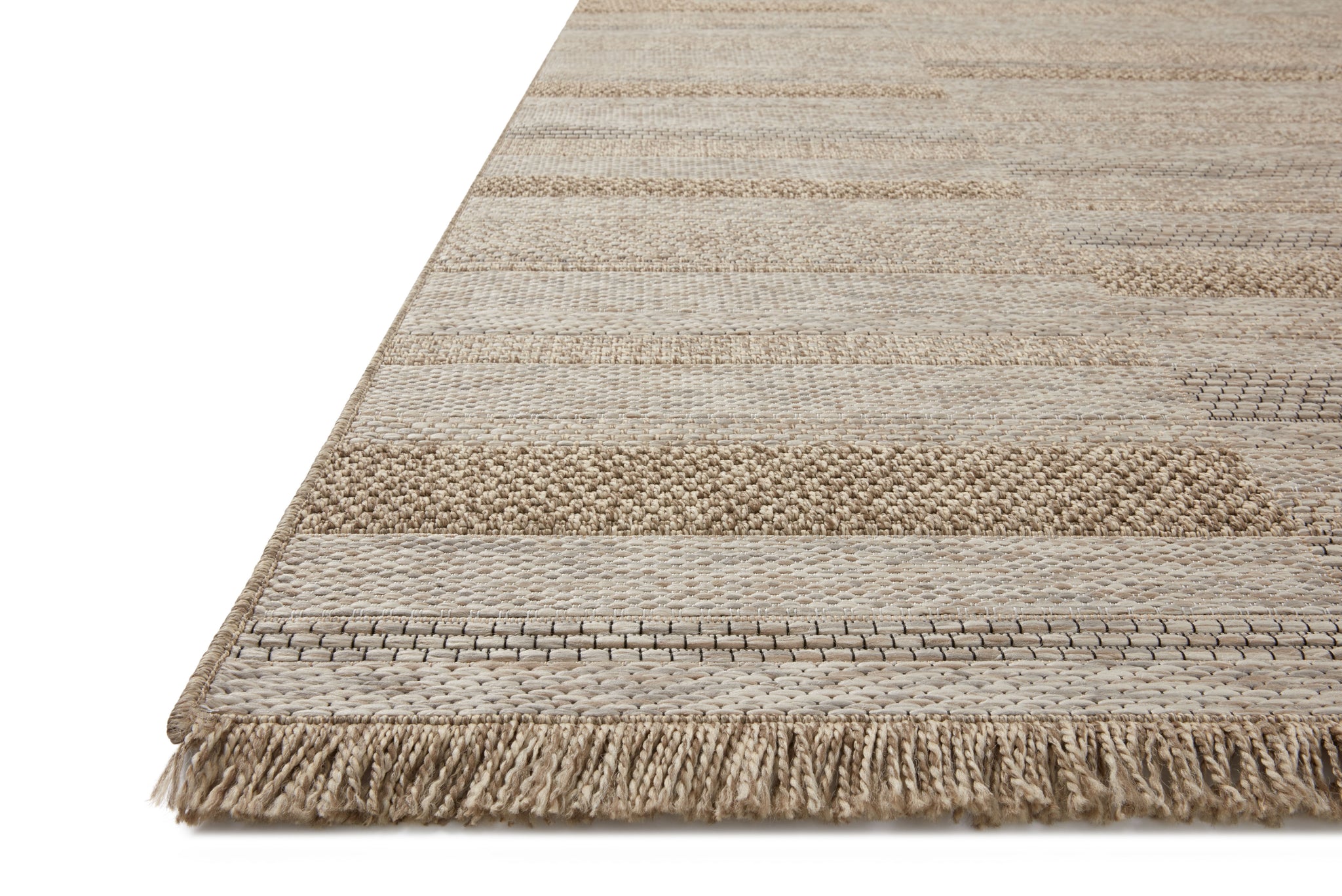 angle view of Dawn Natural luxury Rug