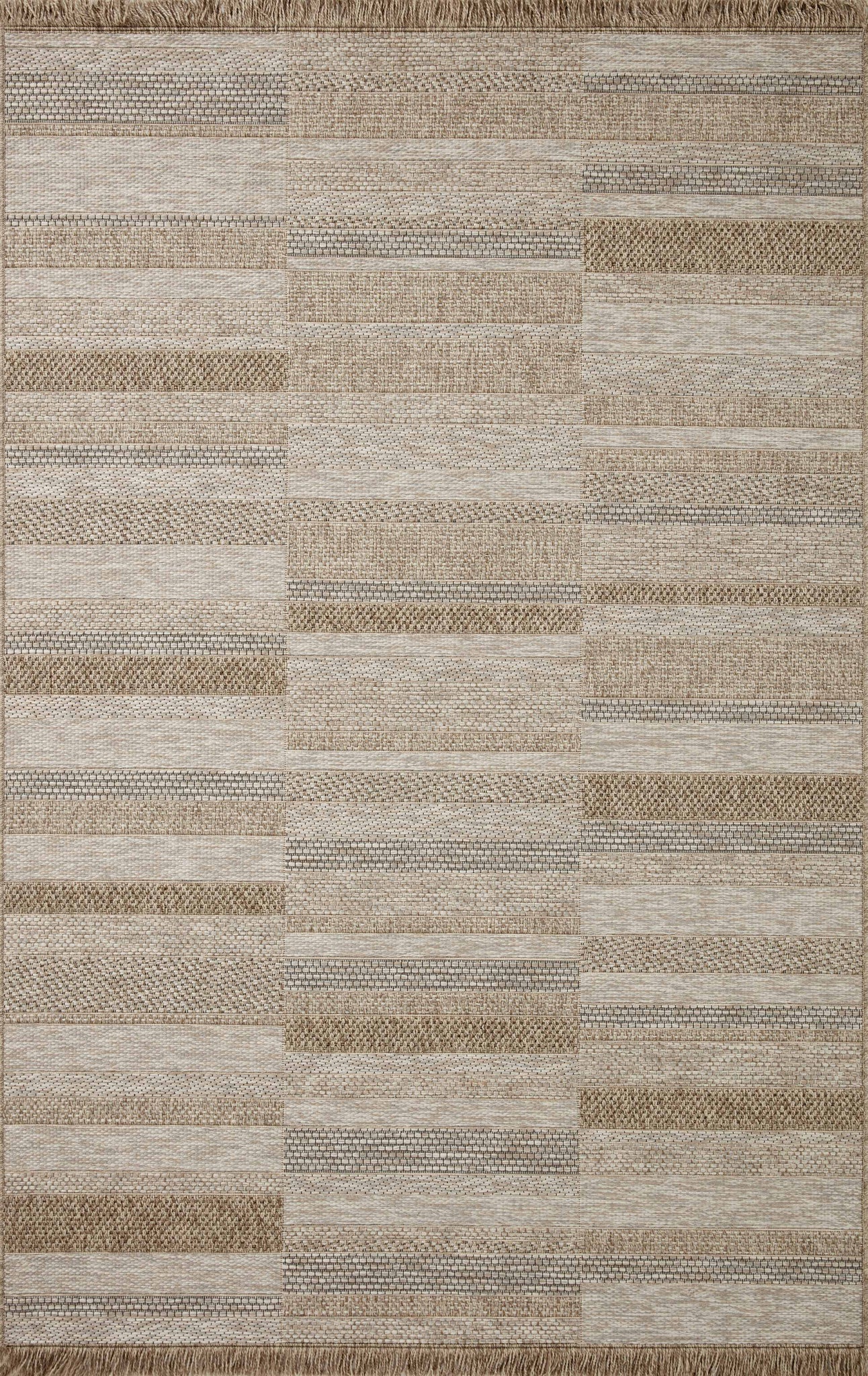 front view of Dawn Natural luxury Rug