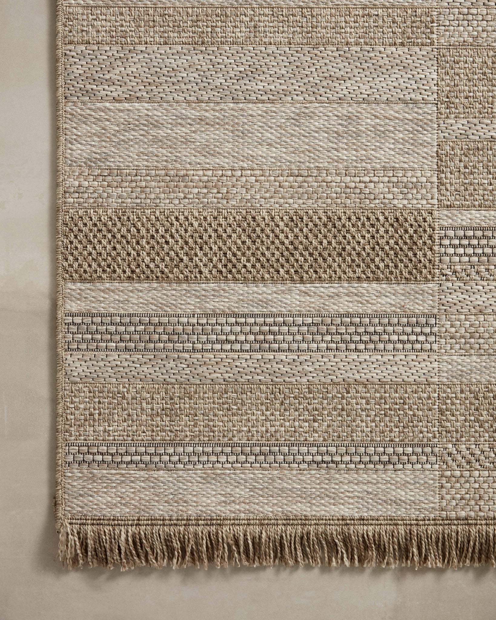 detail view of Dawn Natural luxury Rug
