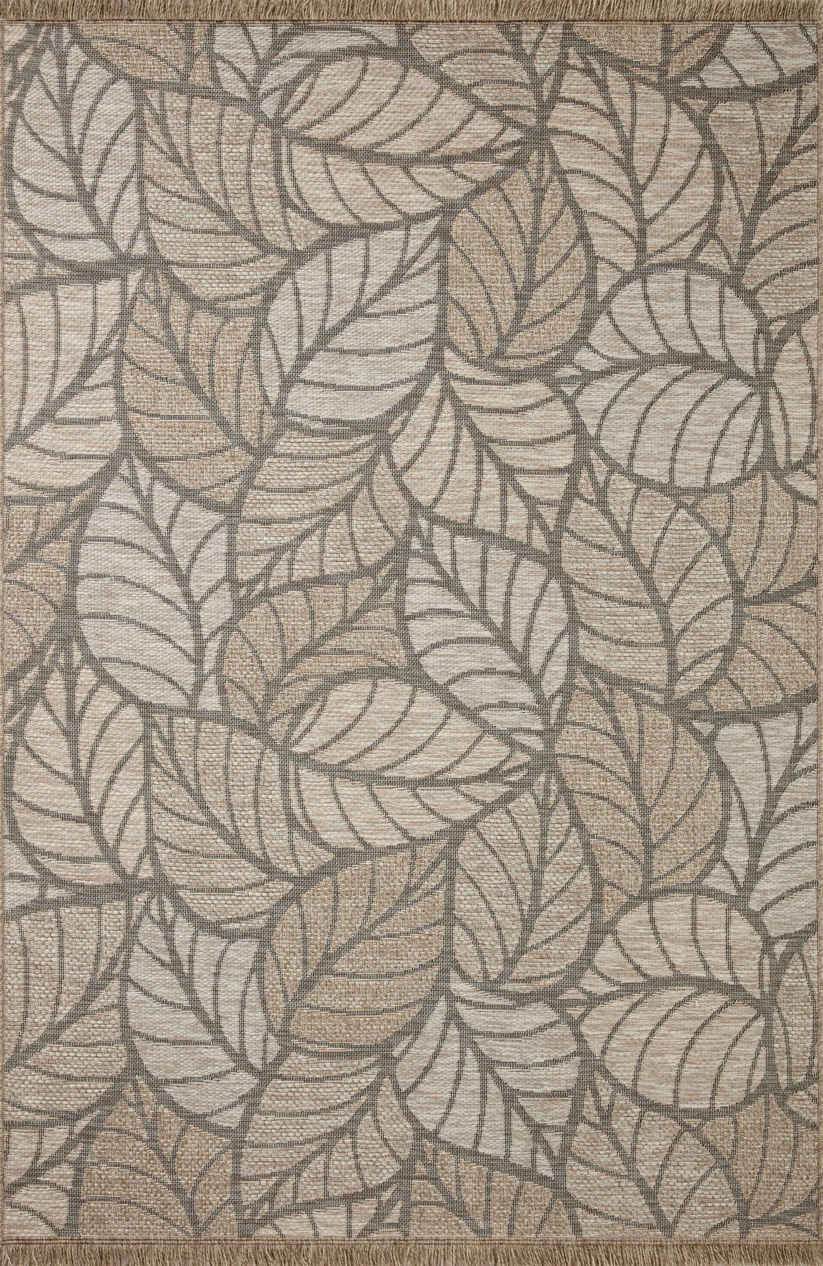front view of Dawn Natural luxury Rug