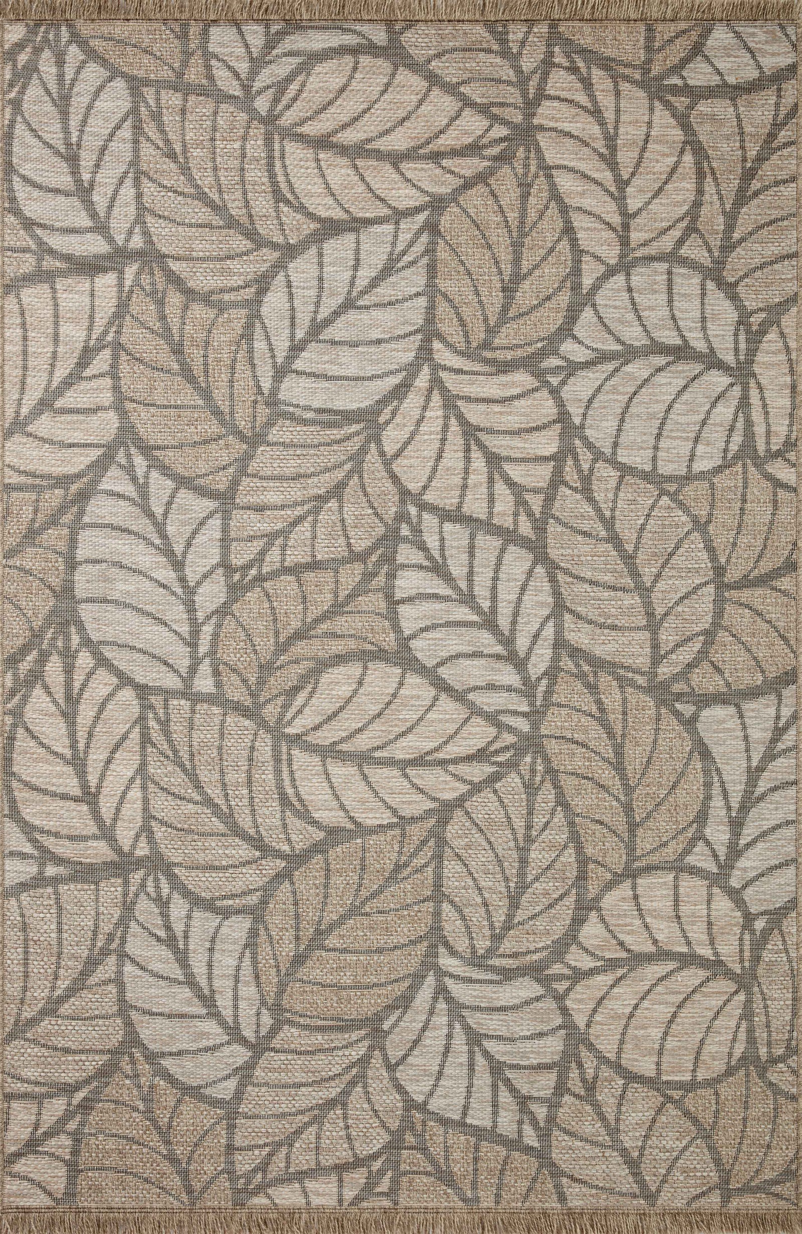 front view of Dawn Natural luxury Rug