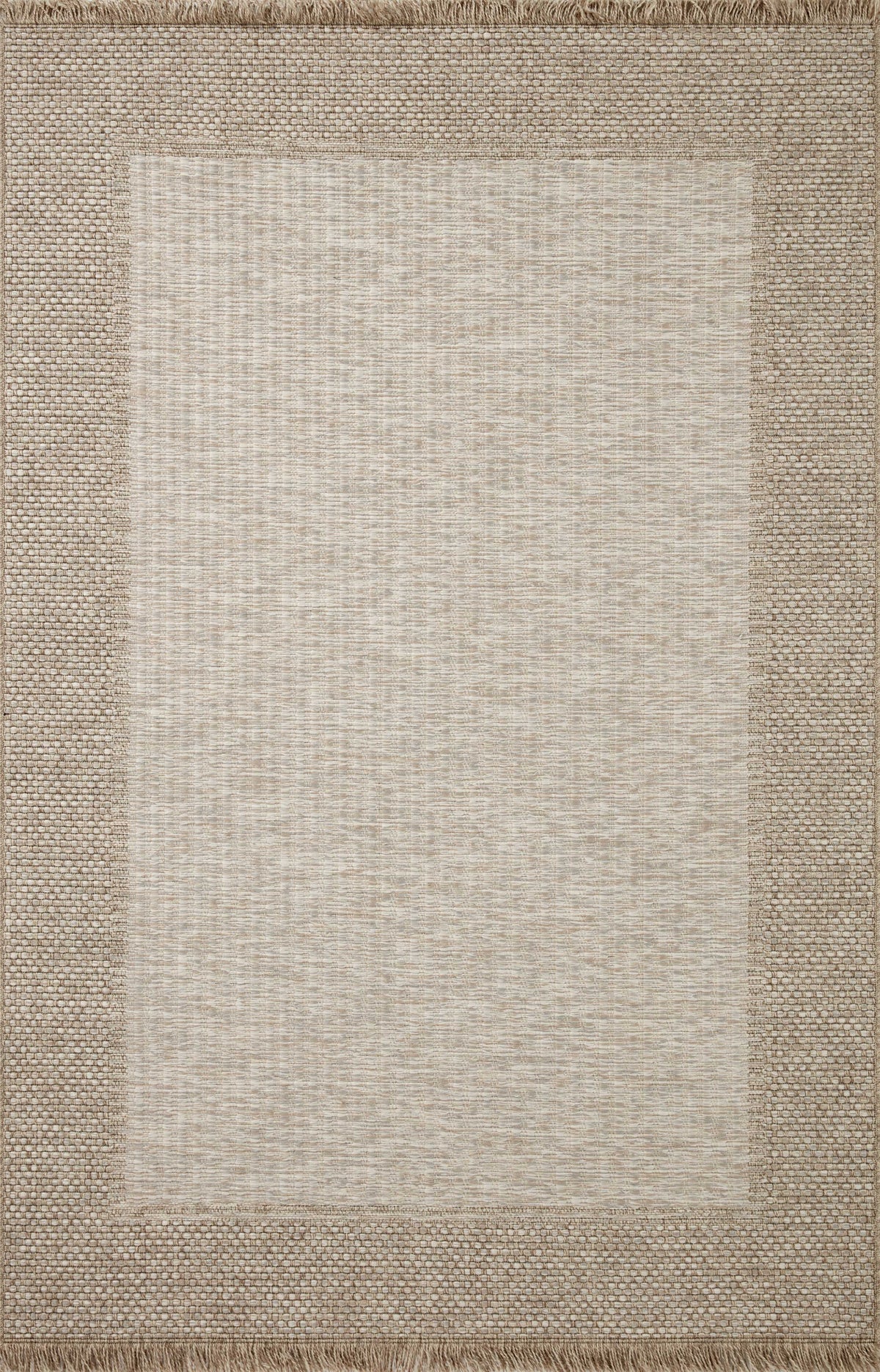 front view of Dawn Natural luxury Rug