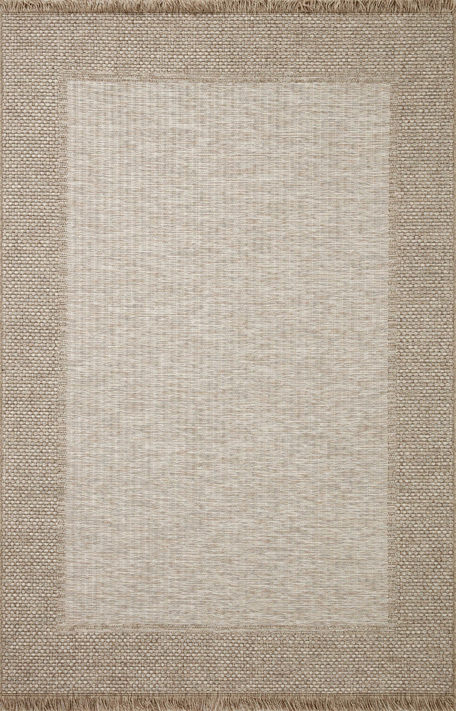 front view of Dawn Natural luxury Rug