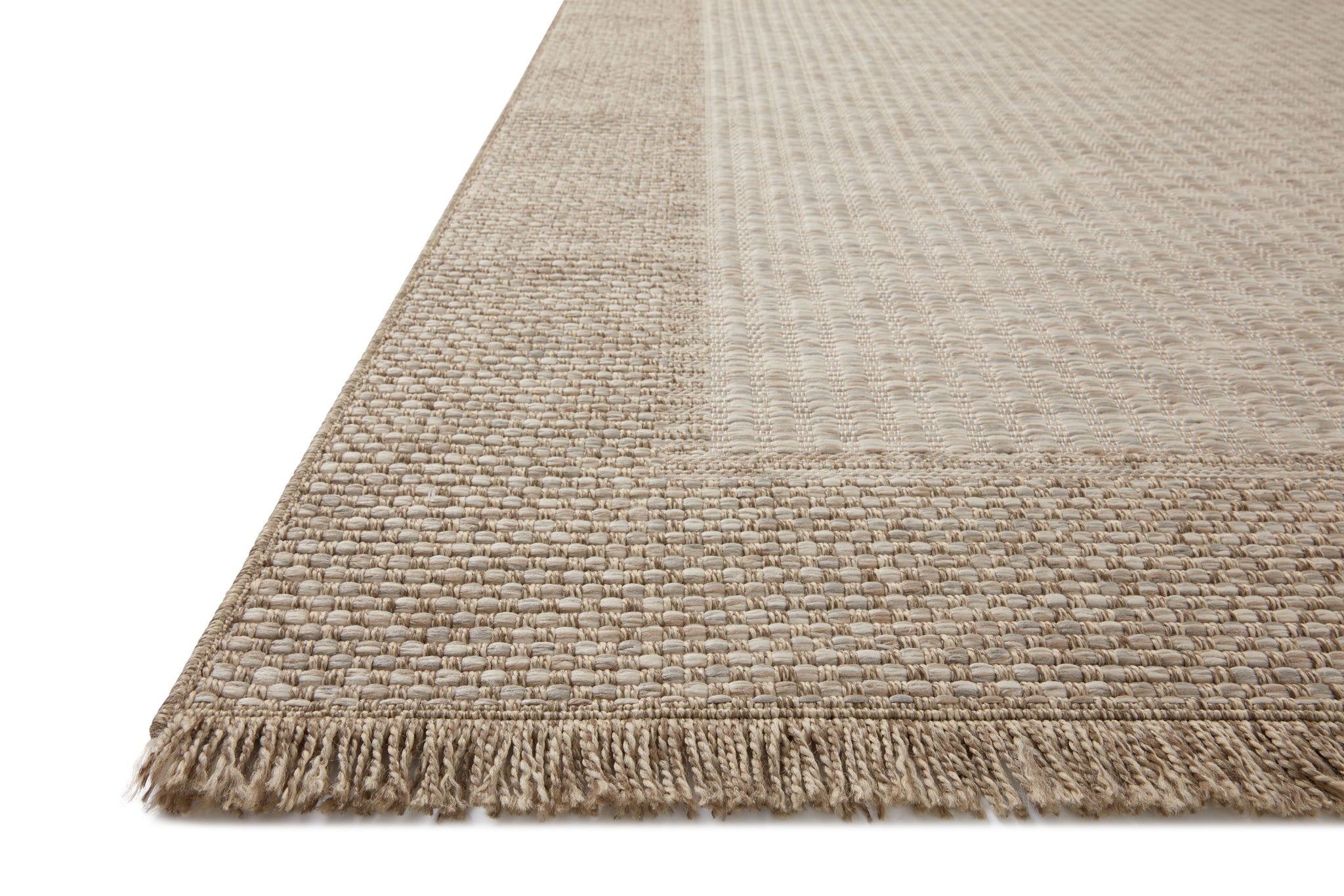 angle view of Dawn Natural luxury Rug