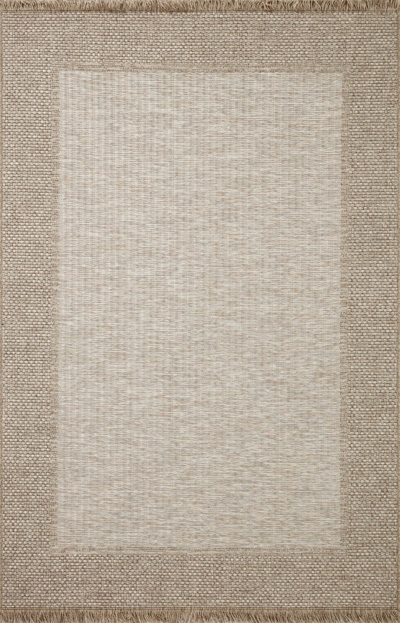 front view of Dawn Natural luxury Rug