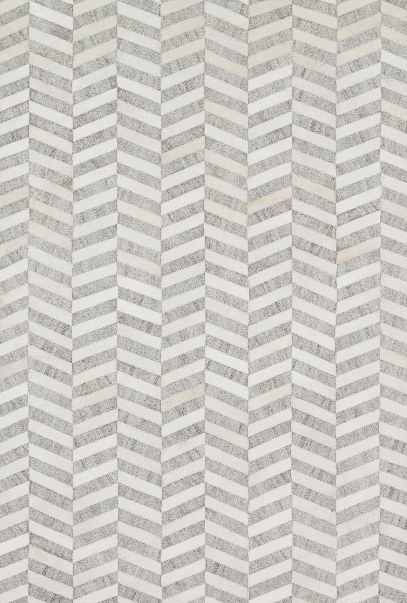 front view of Dorado Grey / Ivory luxury Rug