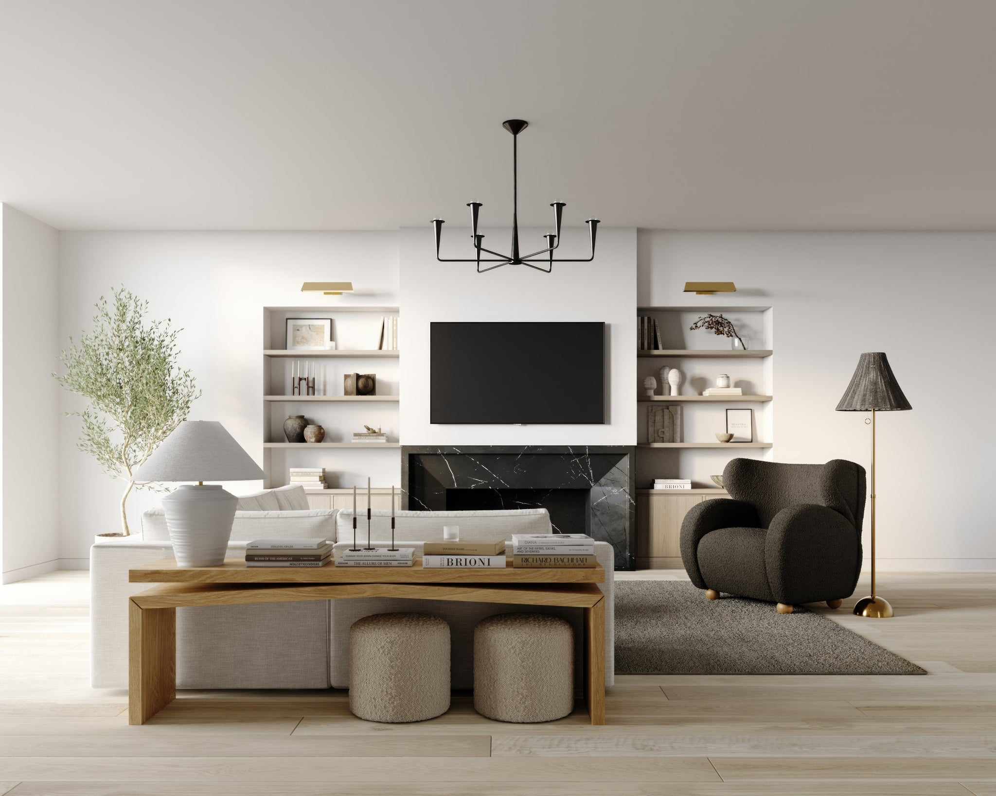 Danna Chandelier 39.75" - Lifestyle [H791806-OB]