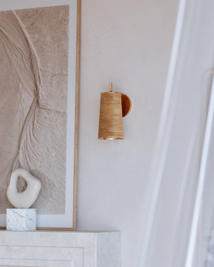 Delran Wall Sconce - Lifestyle [9110-AGB]