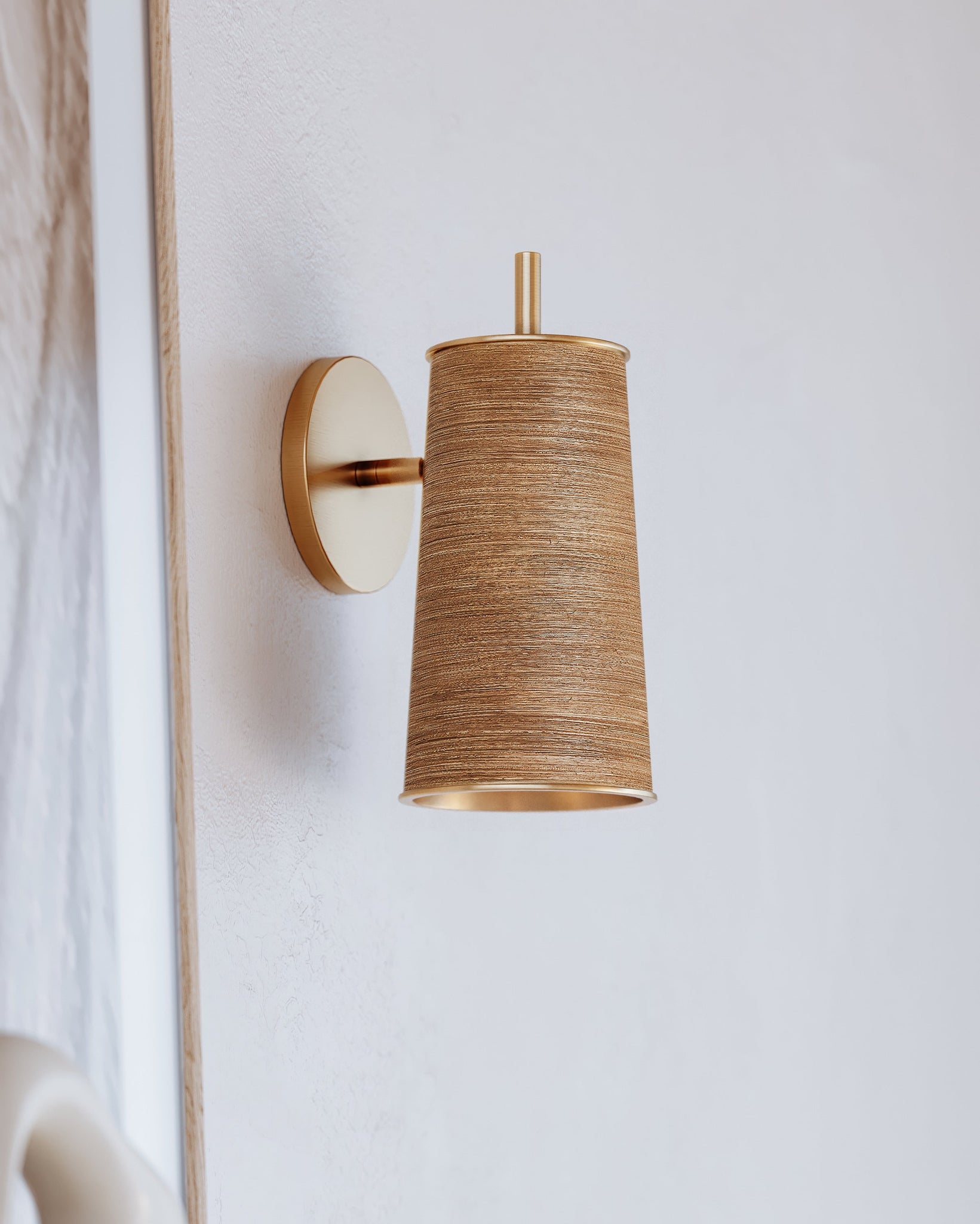 Delran Wall Sconce - Lifestyle [9110-AGB]