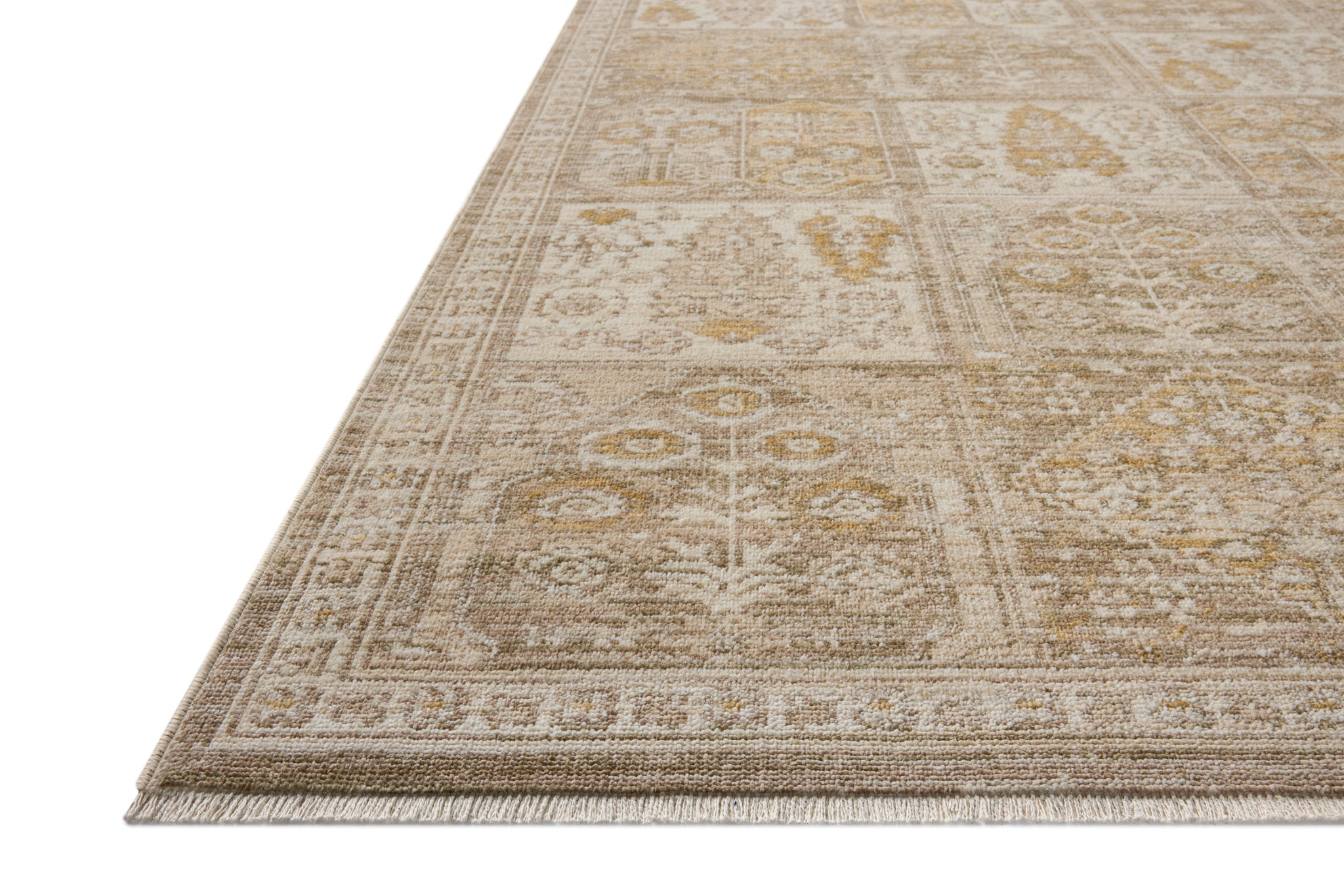 Elora Mushroom / Ochre rug — Loloi