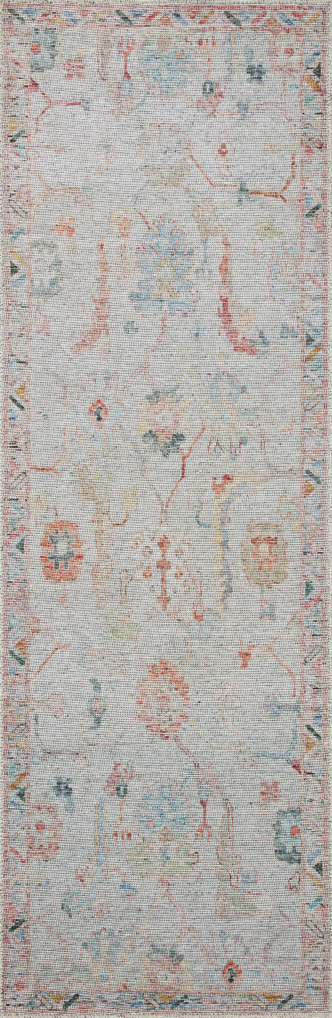 detail view of Elysium Pebble / Multi luxury Rug