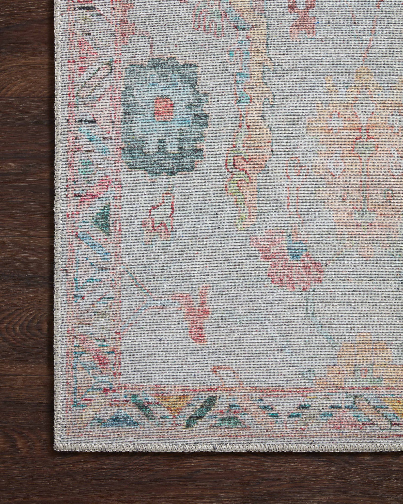 lifestyle view of Elysium Pebble / Multi luxury Rug