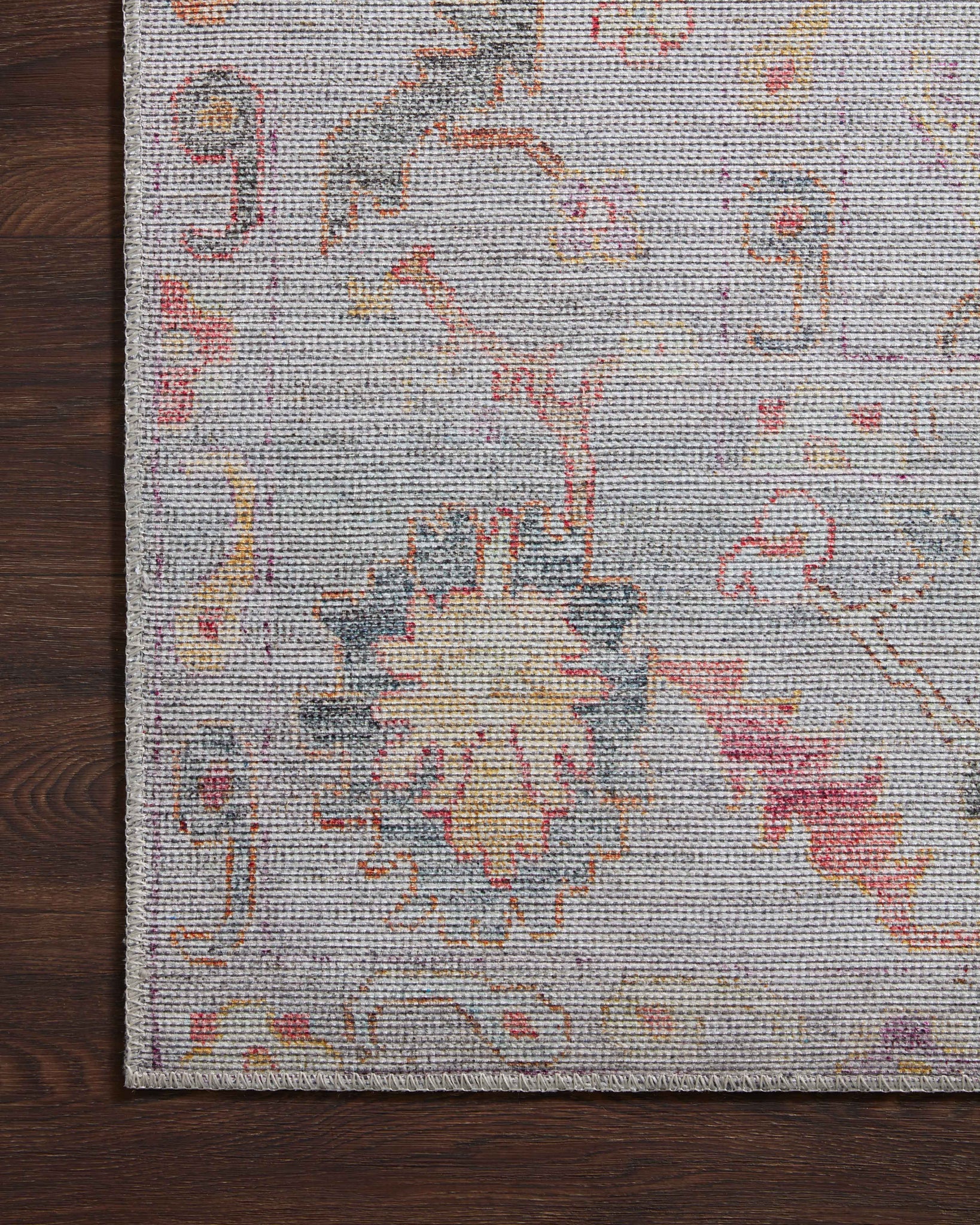 lifestyle view of Elysium Silver / Multi luxury Rug