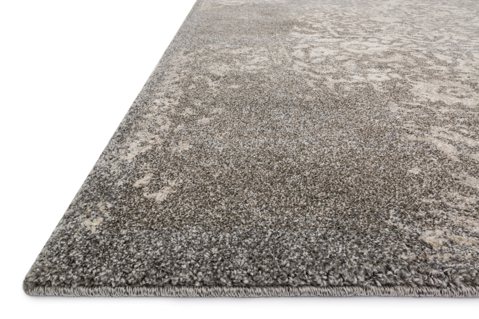front view of Emory Charcoal / Ivory luxury Rug